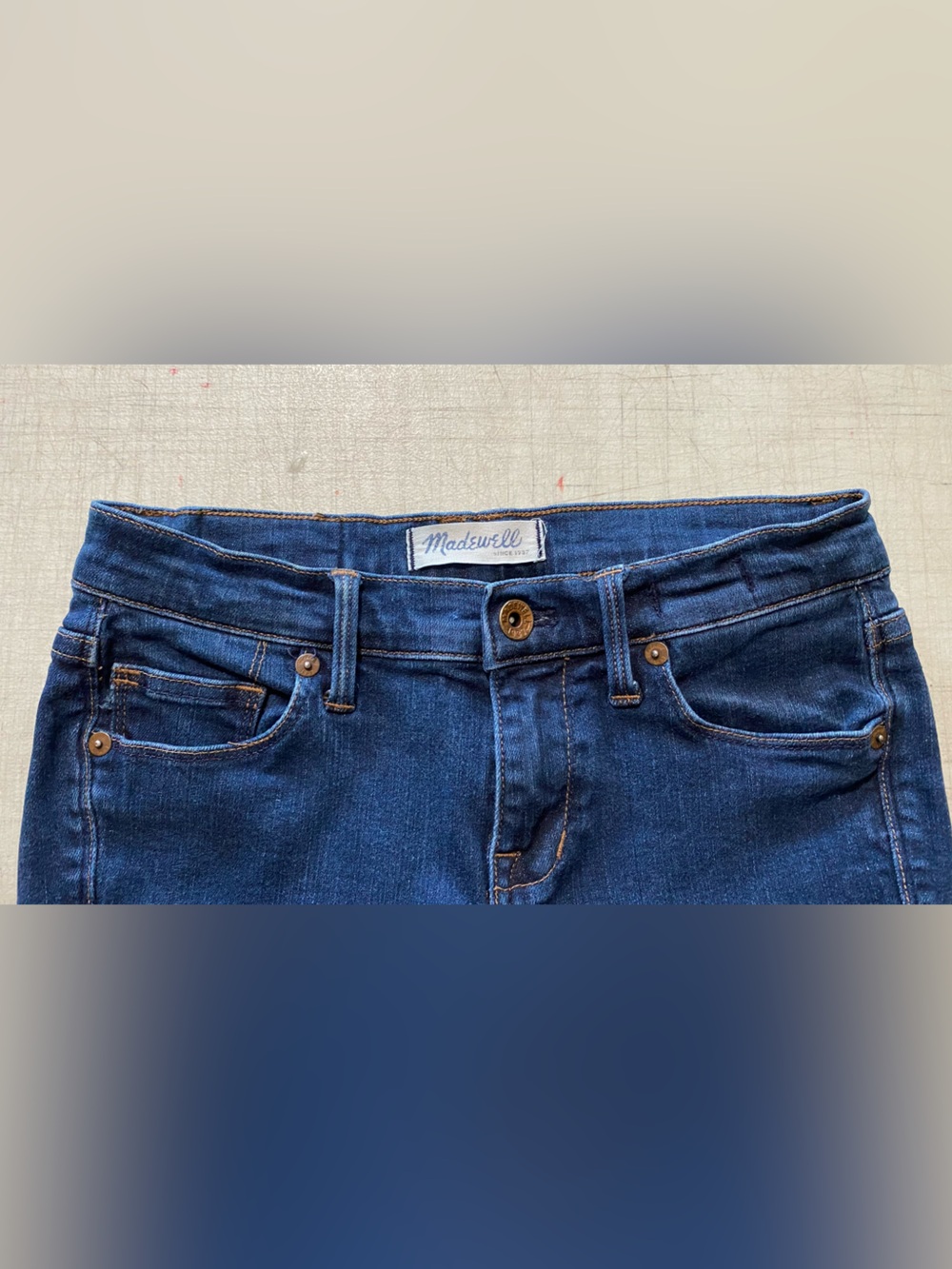 Madewell Dark Blue Skinny Jeans - Picture 6 of 12